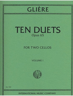 International Music Company Gliere: Ten Duets, Opus 53: Volume I for two cellos