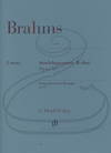 HAL LEONARD Brahms (Reiser): String Quartet in Bb Major, Op.67 (string quartet) Henle Verlag