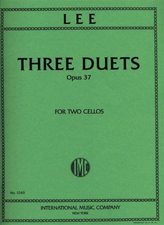 International Music Company Lee: Three Duets Op.37 (2 Cellos)