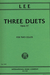 International Music Company Lee: Three Duets Op.37 (2 Cellos)