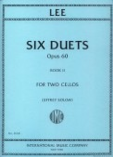 International Music Company Lee (Solow): 6 Duets Op.60 Vol.2 (2 Cellos)