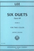 International Music Company Lee (Solow): 6 Duets Op.60 Vol.2 (2 Cellos)