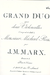 Rarities for Strings Marx, J.M.: Grand Duo for Two Cellos (Photocopy of engraved original)