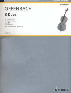 HAL LEONARD Offenbach, J.: Six Duos, Op.50, Vol.1, Nos. 1-3 (2 Cellos)