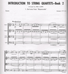 HAL LEONARD Clarke, Irma: Introduction to String Quartets Vol.2 (score & parts, optional 3rd violin part is the same as the viola part)