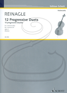 HAL LEONARD Reinagle (Mohrs): 12 Progressive Duets, Op.2 (2 cellos) Schott