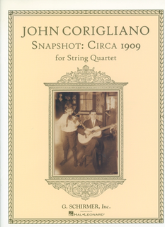 HAL LEONARD Corigliano, John: Snapshot circa 1909 (string quartet) score and parts