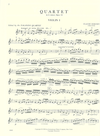 International Music Company Debussy, Claude: Quartet Op.10 in G minor, Paganini string quartet