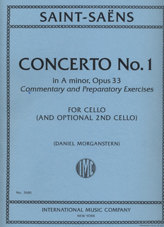 International Music Company Saint-Saens: Concerto No. 1 in A minor, Op. 33 for two cellos