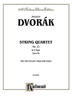 Alfred Music Dvorak, Antonin: String Quartet No. 12 in F major, Op. 96
