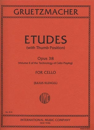International Music Company Gruetzmacher: Etudes Op.38 Vol.2- Technology of Cello Playing w/ Thumb Position
