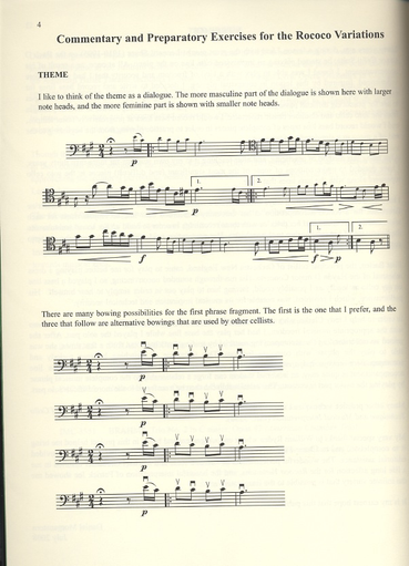 International Music Company Tchaikovsky, P.I. (Morganstern): Variations on a Rococo Theme Op.33, Prep Exercises (cello)