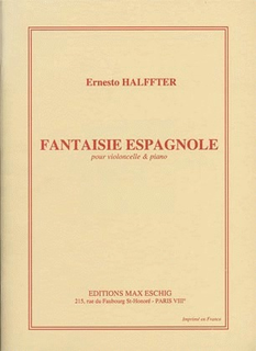 HAL LEONARD Halffter, Ernesto: Fantaisie Espagnole (cello & piano)