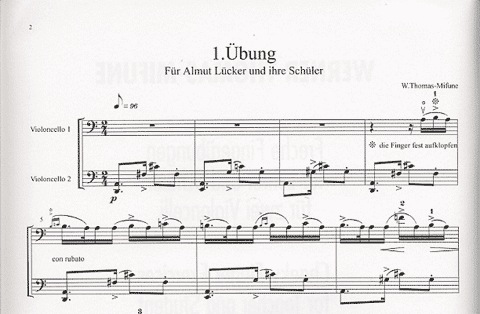 Thomas-Mifune, Werner: Cheeky Fingers Exercises for Teacher & Student (2 cellos)