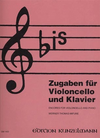 Thomas-Mifune, Werner: Zugaben (Encores) for cello and piano