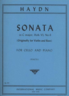 International Music Company Haydn, Cello F.J.: Sonata in C Major (cello & piano)