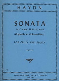 International Music Company Haydn, Cello F.J.: Sonata in C Major (cello & piano)