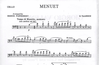 Valensin, Giorgio (Piatigorsky): Menuet (Cello & Piano)