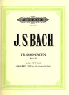 Bach, J.S.: Trio Sonatas Vol.2 (2 violins, piano, cello) PETERS