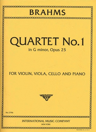 International Music Company Brahms, Johannes: Piano Quartet Op.25 No.1 in g minor (violin, viola, cello, piano)