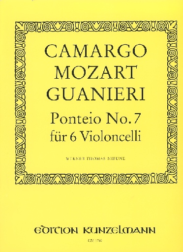 Edition Kunzelmann Guanieri, M. Camargo: Ponteio #7 (6 cellos)