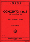 International Music Company Herbert, Victor (Rose): Concerto #2 Op.30 (cello & piano)