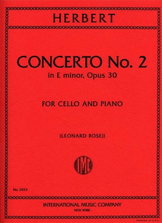 International Music Company Herbert, Victor (Rose): Concerto #2 Op.30 (cello & piano)