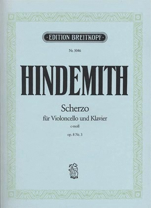 Hindemith, Paul: Scherzo Op.8 No.3 (cello & piano)