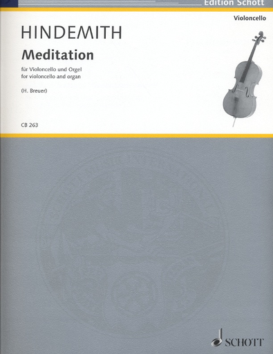 HAL LEONARD Hindemith, P. (Breuer, arr.): Meditation from Nobilissima Visione (cello and organ)