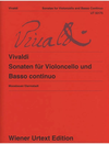 Carl Fischer Vivaldi, A.: 9 Sonatas-Vienna Urtext (cello & piano)