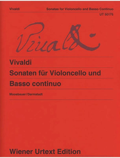 Carl Fischer Vivaldi, A.: 9 Sonatas-Vienna Urtext (cello & piano)