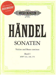 Handel, G.F.: Sonaten Band 1 (violin & piano or CD)