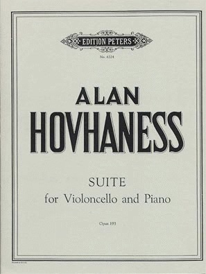 Hovhaness, Alan: Suite Op.193 (cello & piano)