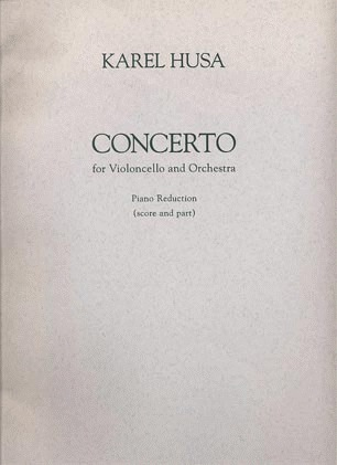 HAL LEONARD Husa, Karel: Cello Concerto (cello & piano)