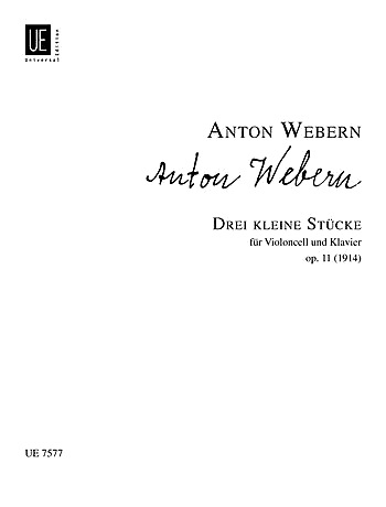 Carl Fischer Webern, A.: 3 Little Pieces, Op.11 (cello and piano)