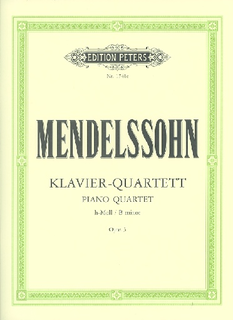 C.F. Peters Mendelssohn, F.: Piano Quartet in B minor, Op.3 (violin, viola, cello, piano)