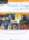 HAL LEONARD Hal Leonard Instrumental Play-Along: (collection) Simple Songs (violin)(audio access) Hal Leonard