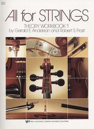 Anderson & Frost: All for Strings Theory Workbook, Bk.1 (cello)