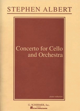 HAL LEONARD Albert, Stephen: Concerto for Cello & Orchestra (cello & piano)