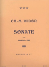 Editions Heugel Widor, Charles Marie: Sonate (cello & piano)