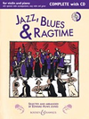 HAL LEONARD Huws Jones - Jazz, Blues & Ragtime Complete (violin, piano) BOOSEY & HAWKES