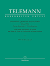 Barenreiter Telemann, G.P.: Paris Quartets Vol.1 (flute, violin, cello, piano) Barenreiter