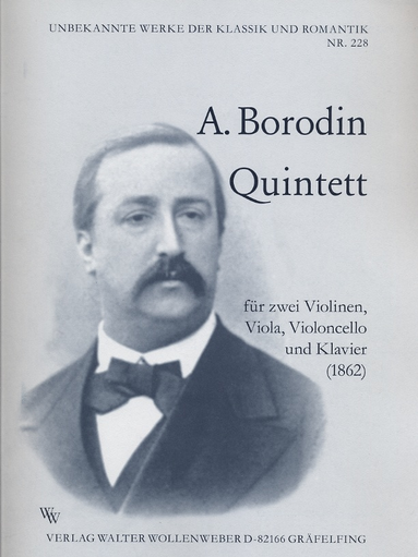 Wollenweber Borodin, A: Piano Quintet (2 violins, Viola, Cello, Piano)