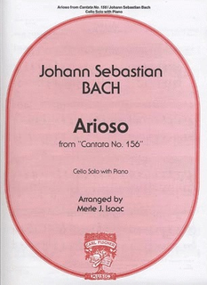 Carl Fischer Bach, J.S. (Isaac): Arioso from Cantata No.156 (cello & piano)