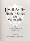 Galaxy Music Bach, J.S. (Rosanoff): 6 Solo Suites for Violoncello (cello) Galaxy Music