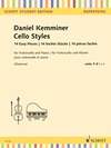 HAL LEONARD Kemminer: Cello Styles, 14 Easy Pieces. Level 1-2. (cello) SCHOTT