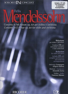 HAL LEONARD Mendelssohn, Felix: Concerto in e minor Op.64 (violin, CD, Piano)