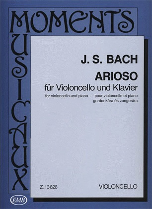 HAL LEONARD Bach, J.S. (Pejtsik): Arioso (cello & piano), Edito Musica Budapest