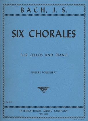 International Music Company Bach (Fournier): 6 Chorales (cello & piano)