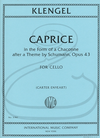 International Music Company Klengel (Enyeart): Caprice in the Form of a Chaconne after a Theme by Schumann, Op.43 (cello) International